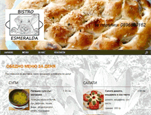 Tablet Screenshot of bistroesmeralda.com